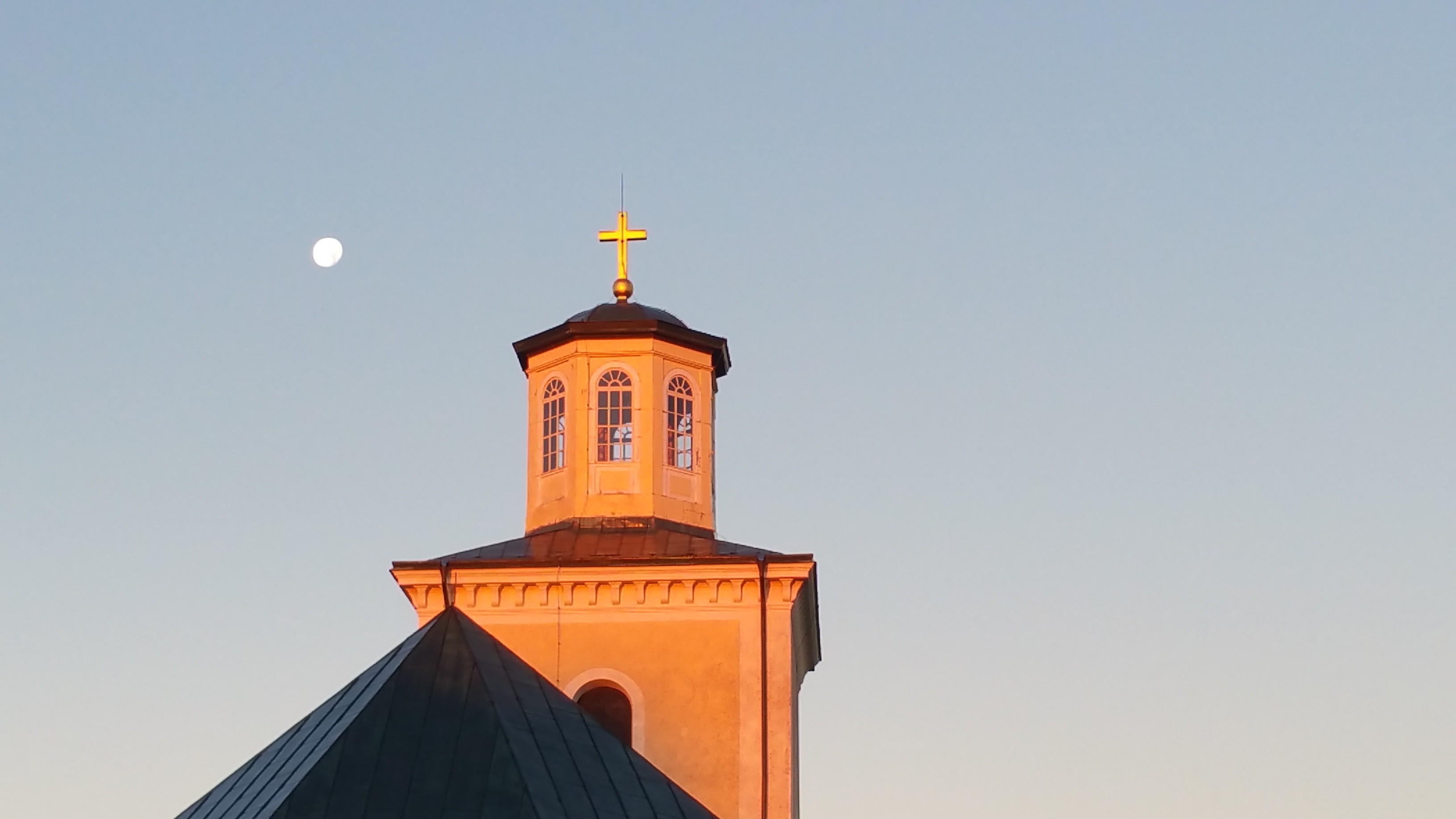 Tornet på Östhammars kyrka. 