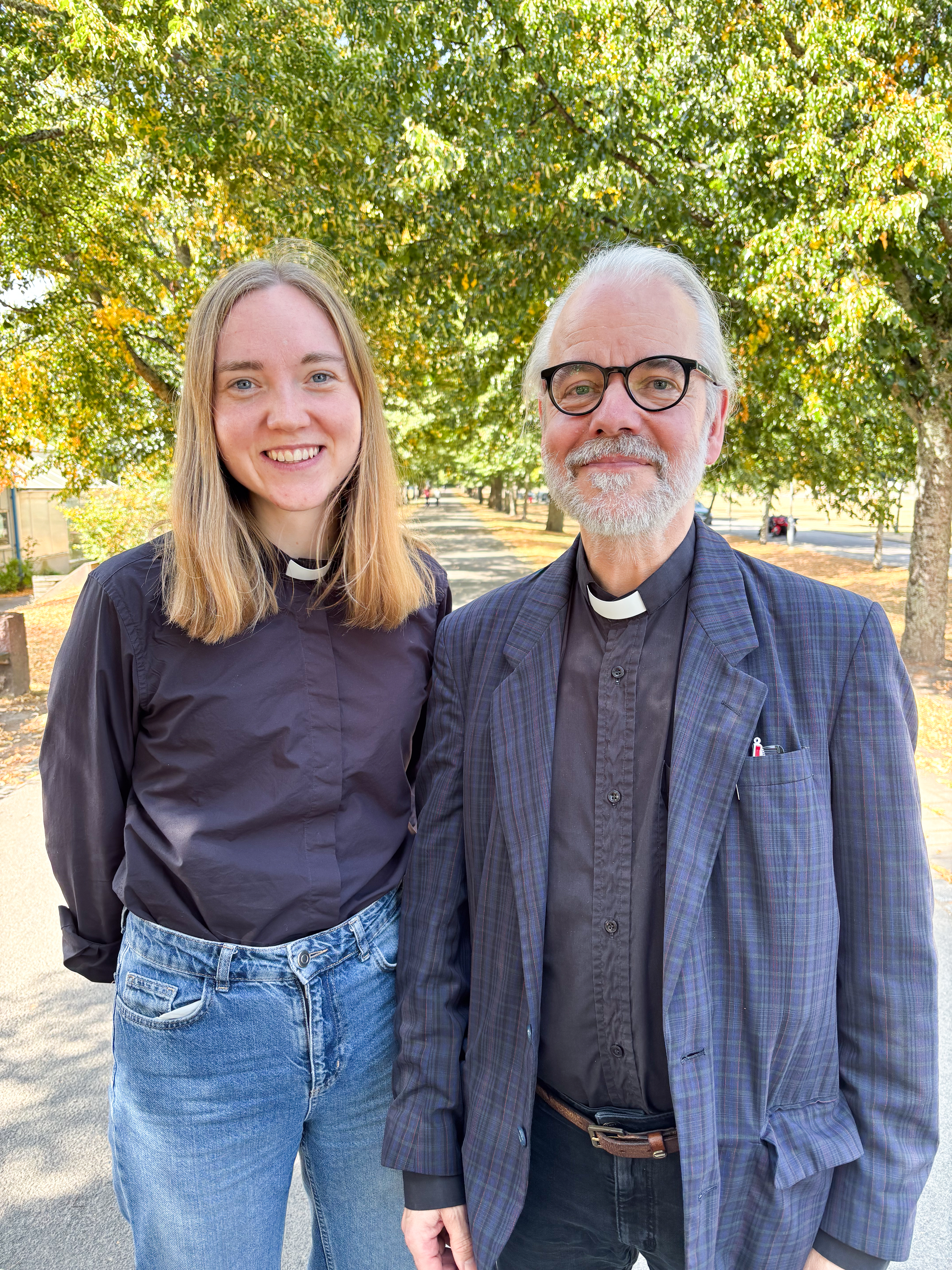Mikael och Hanna på Universitetskyrkan