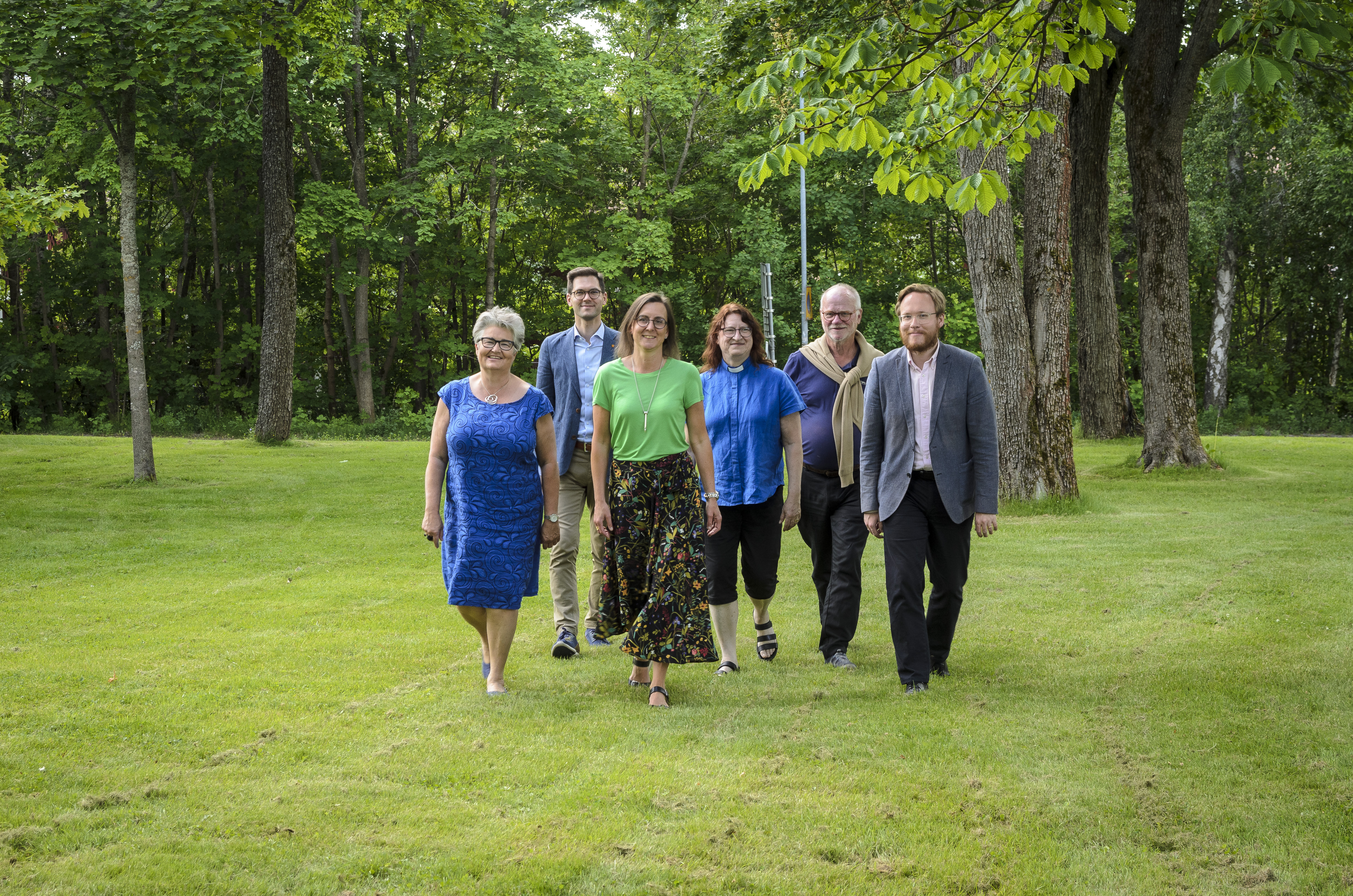 Deltagare i musikrådets musikkommitté, gruppfoto i juni 2022.