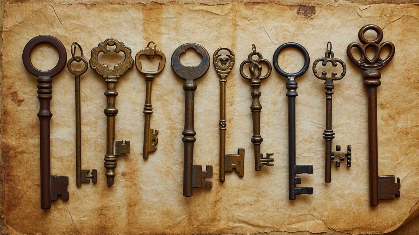 Nycklar ålderdomliga