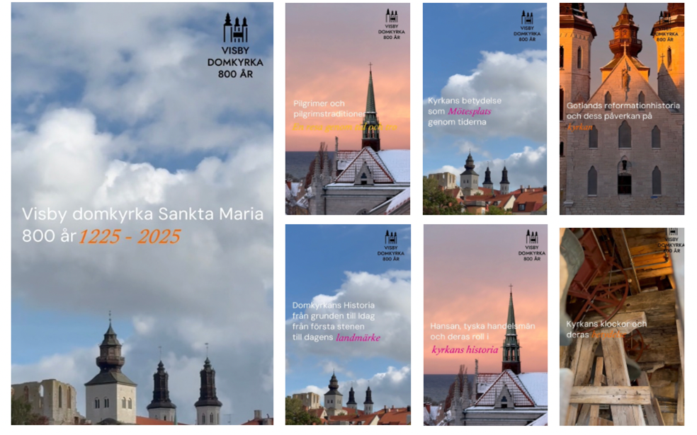 12 månader, 12 teman – En utställningsserie Under jubileumsåret 2025 lyfts varje månad ett nytt tema som tar besökaren på en resa genom kyrkans arkitektur, människor och traditioner.