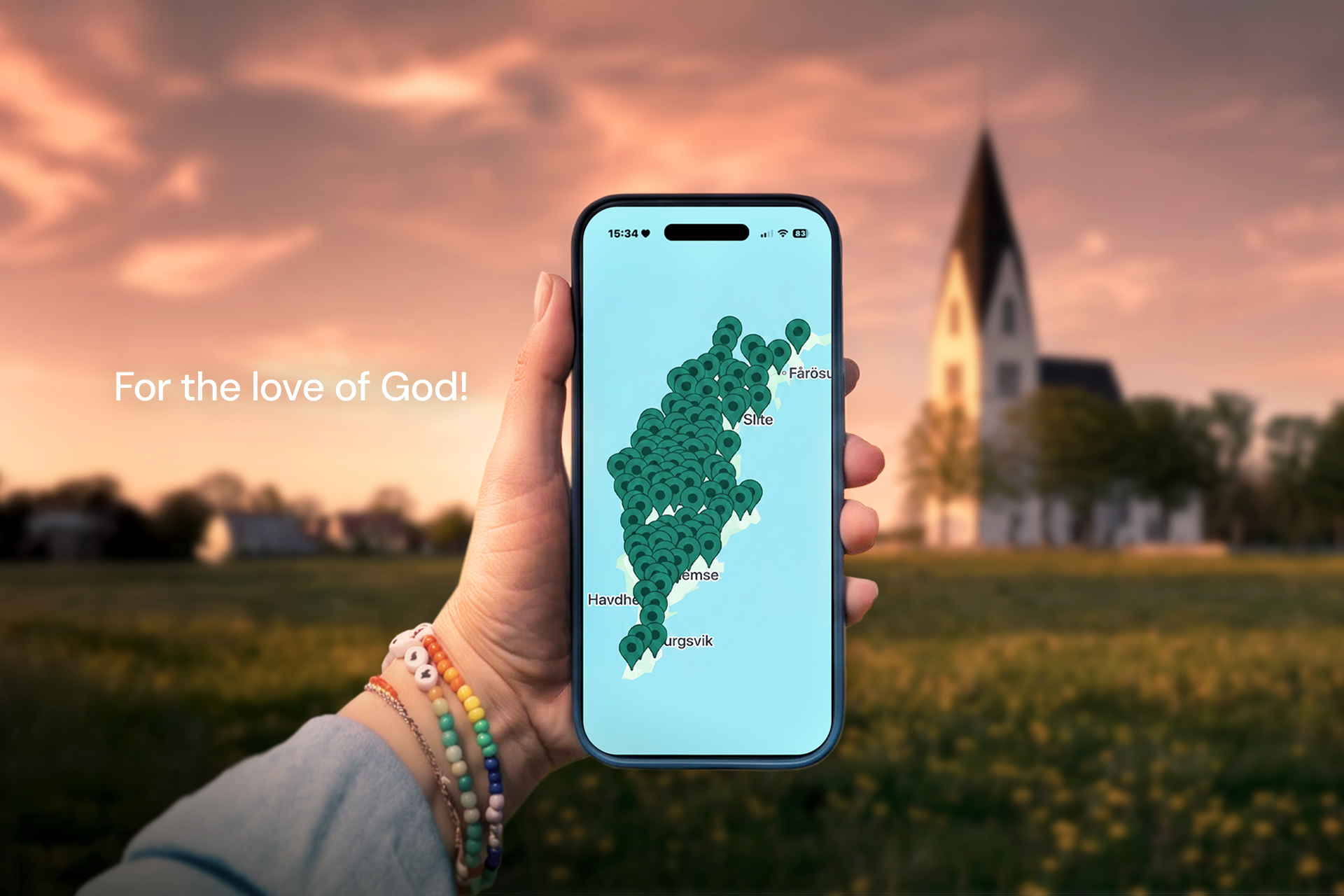 Kampanjbild för appen Hundra kyrkornas ö