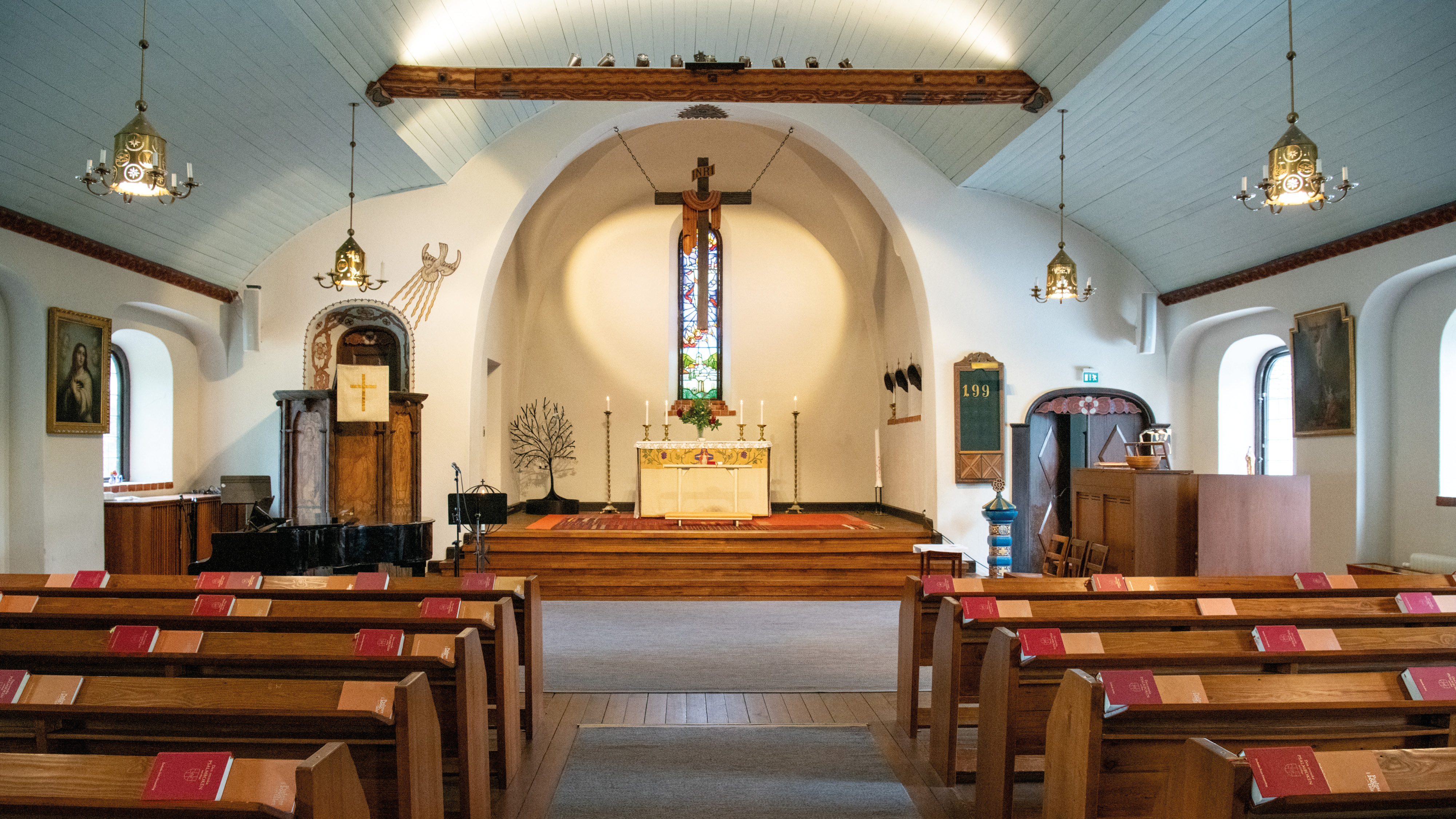 Enskede kyrka interiör