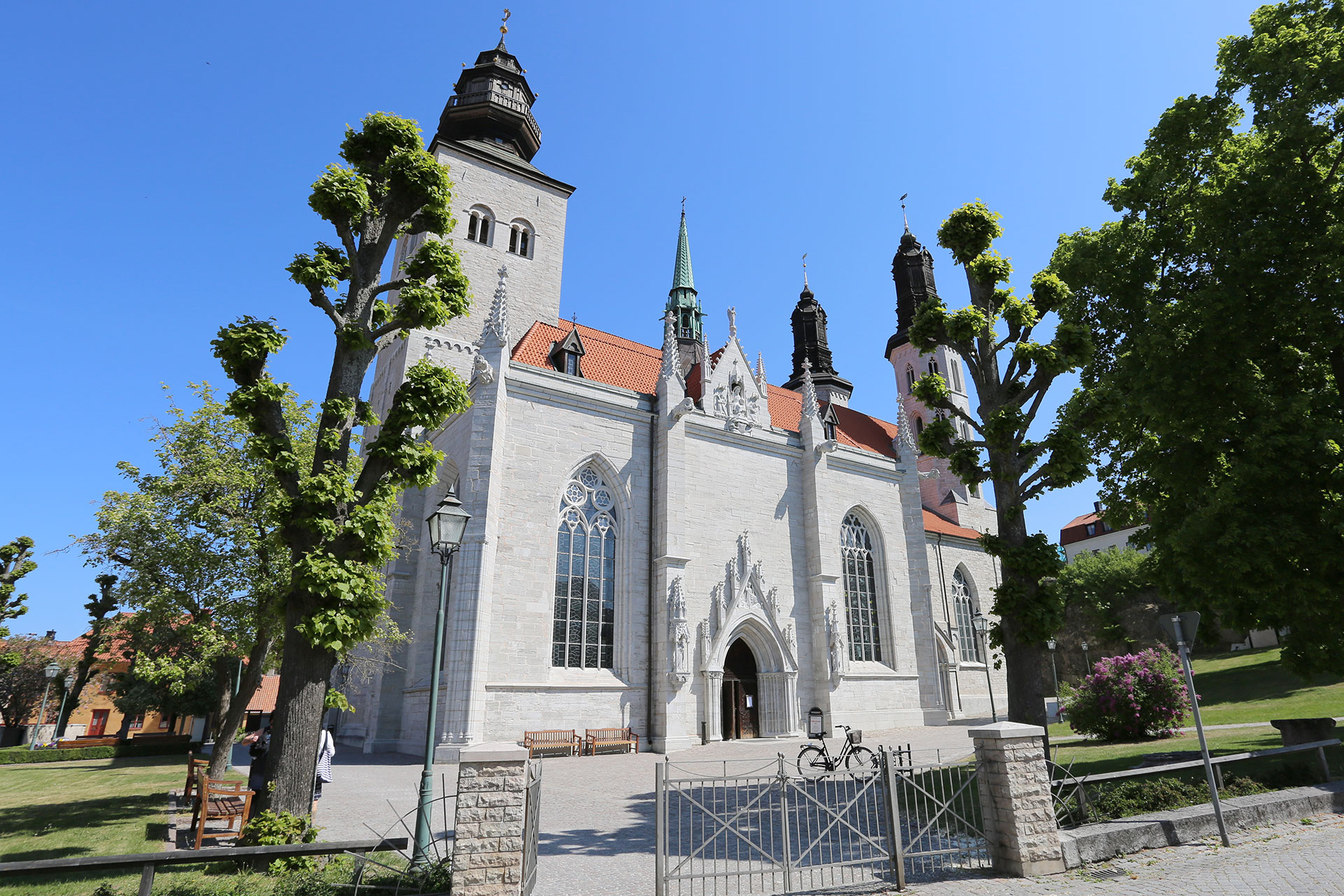Exteriör av Visby Sankta Maria domkyrka 