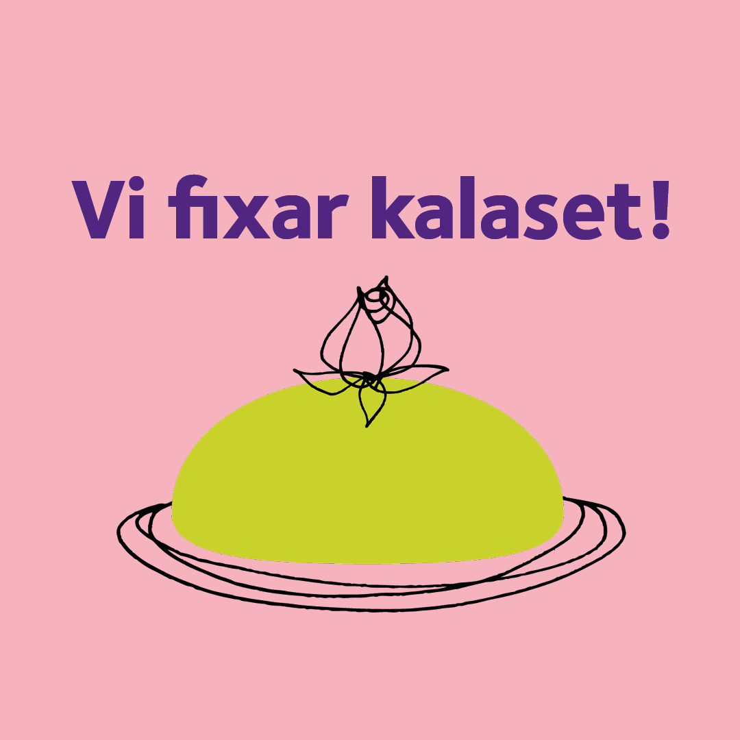 Illustration på tårta