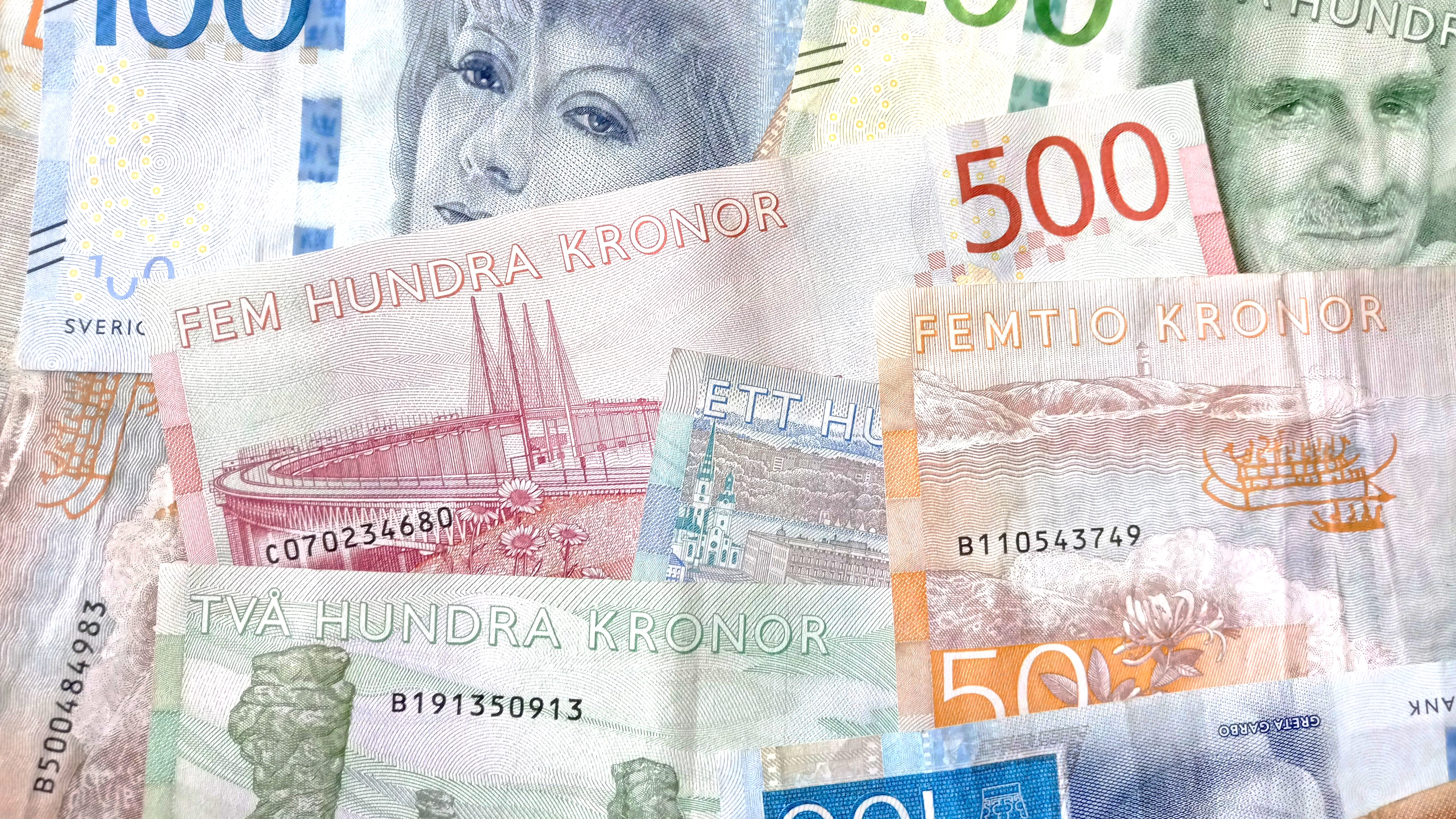 Schwedische Geldscheine
