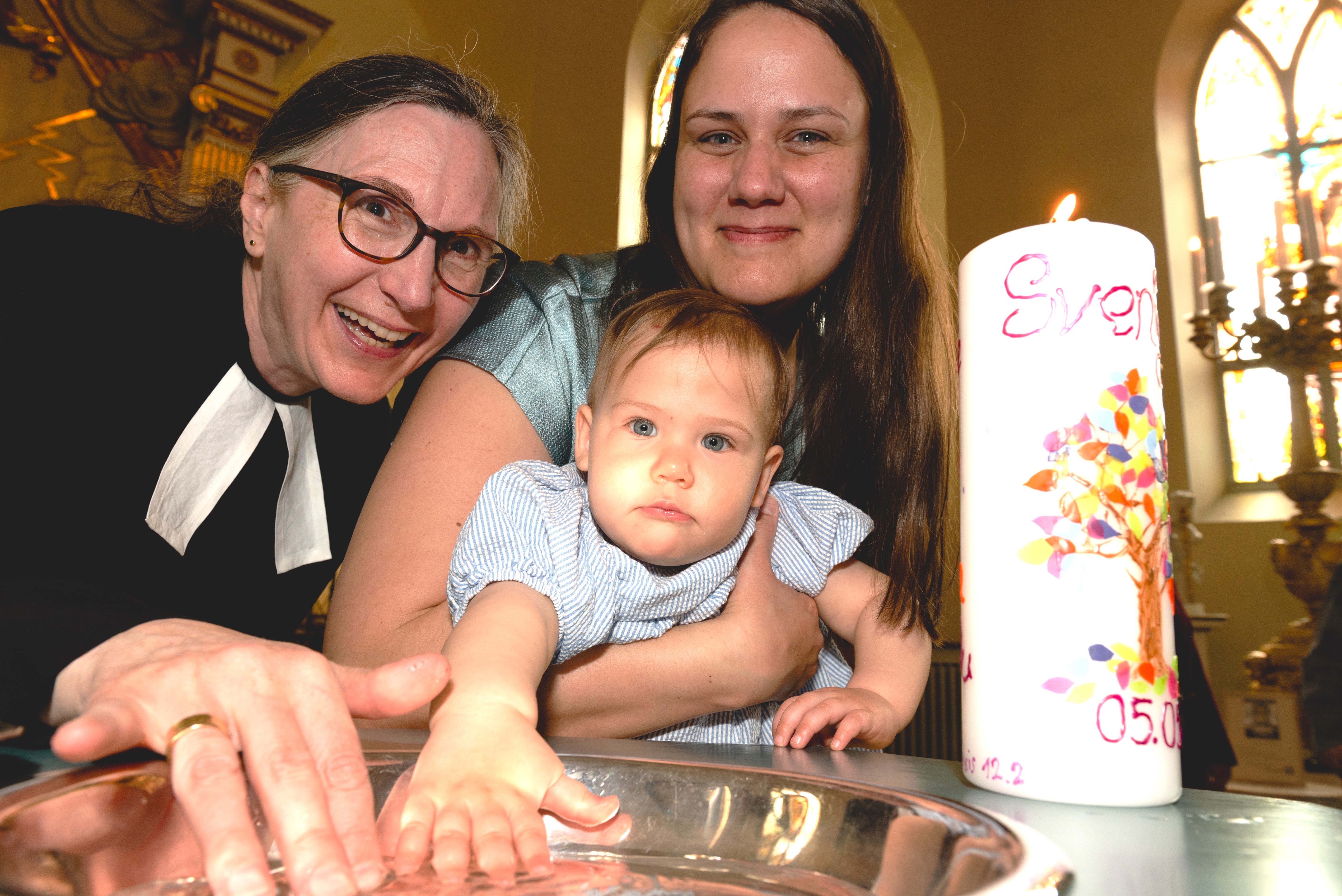 Svenjas Taufe in der Deutschen Kirche, Mai 2024