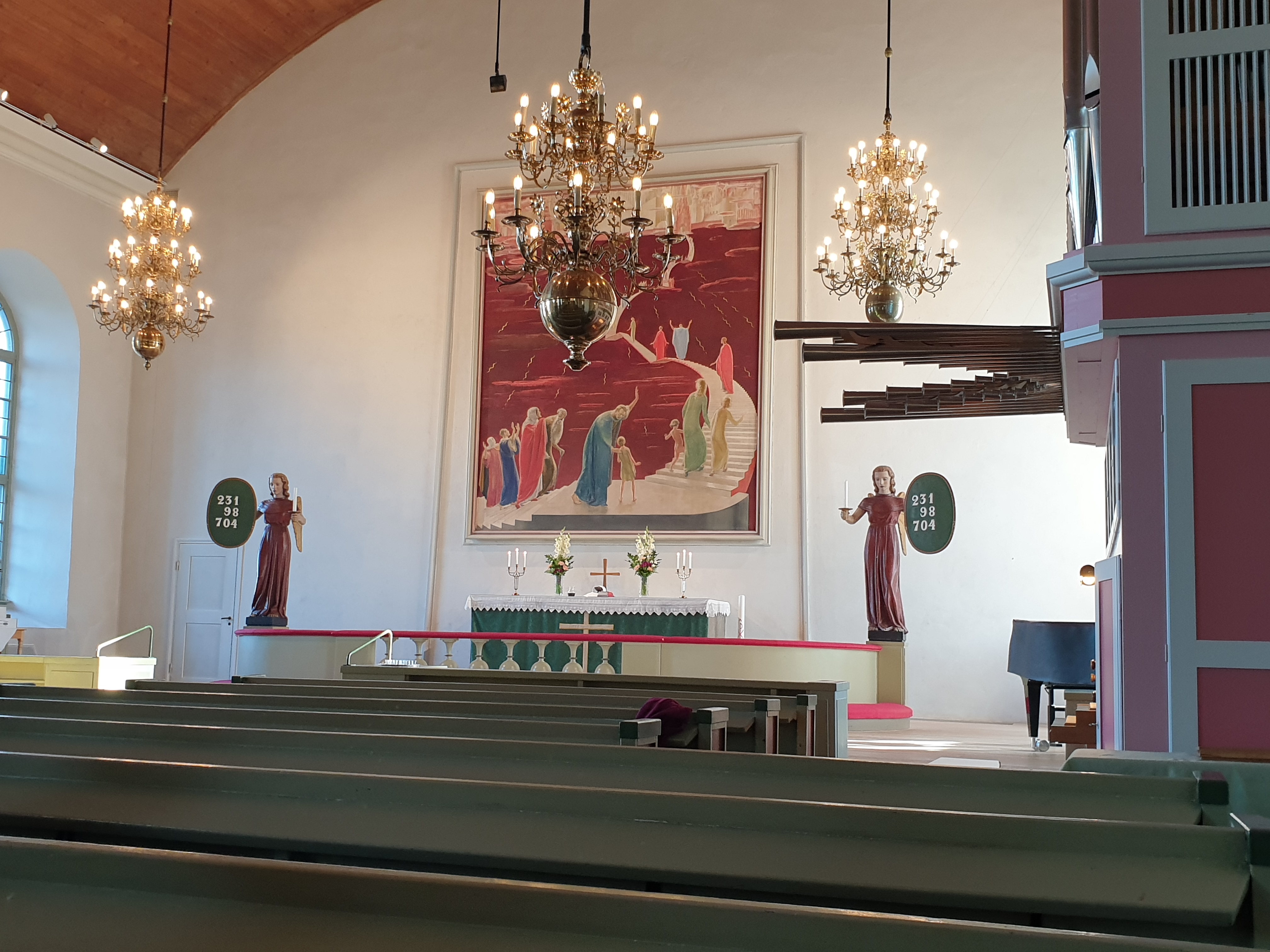 Åmåls kyrka interiör