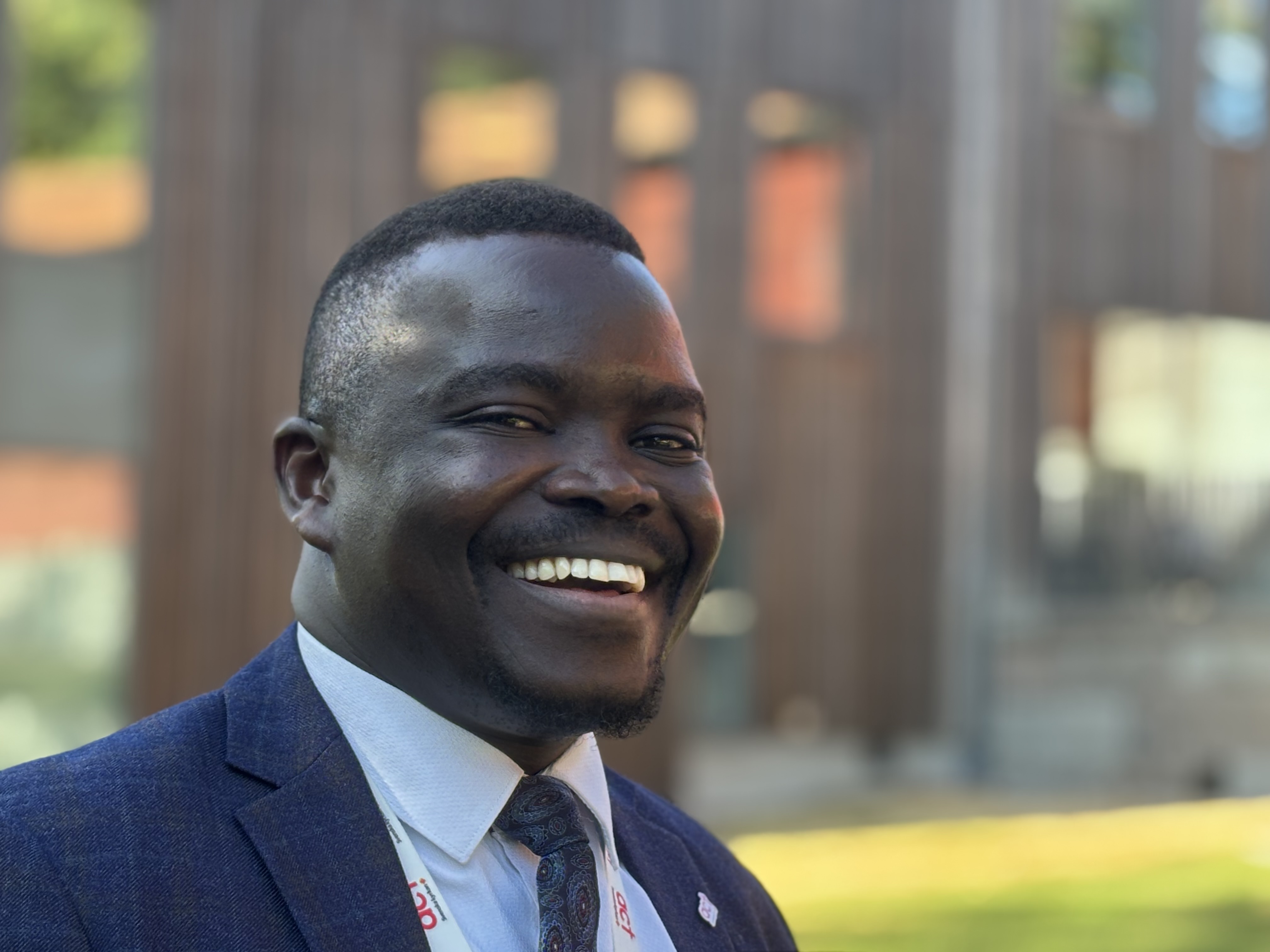 Denis Ogwang, ny programansvarig för Act Svenska kyrkans arbete i Afrika.