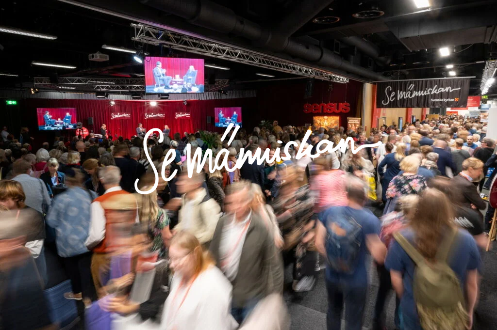se människan publik med logga