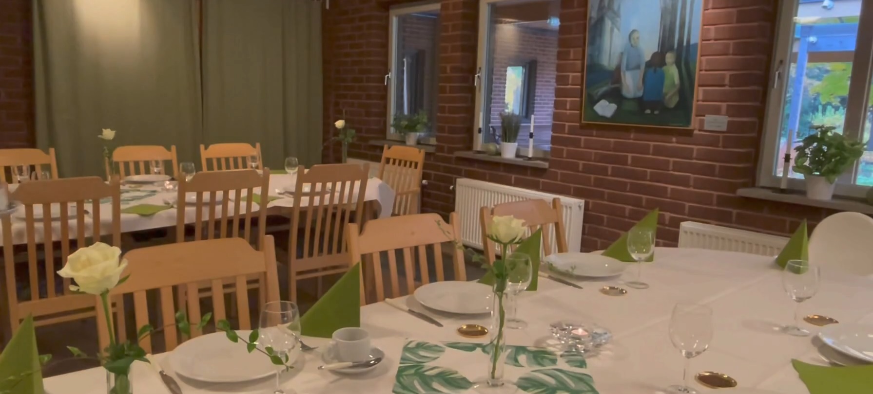 Serveringsrum krematoriet Sararummet