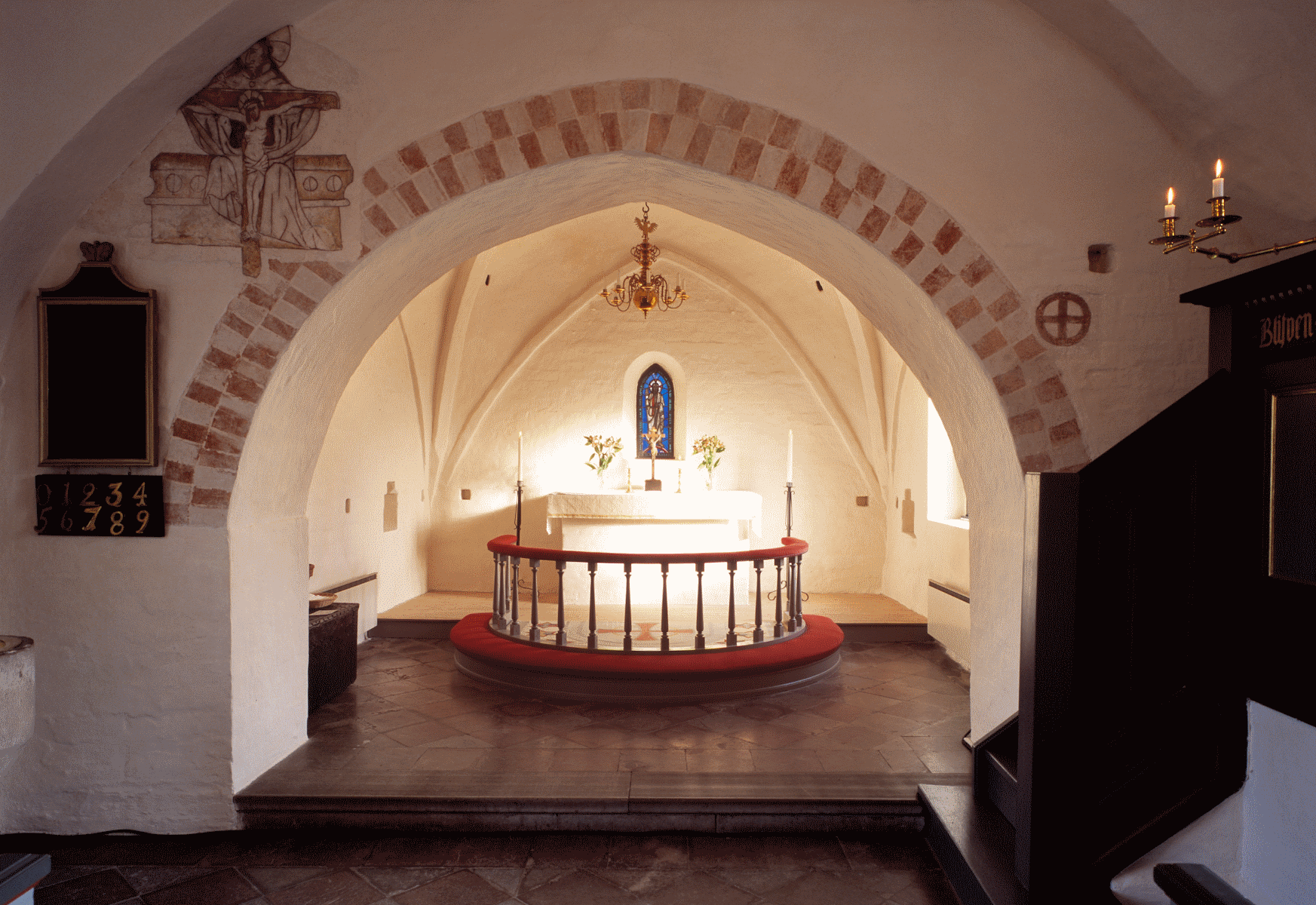 Interiör Stora Råby kyrka